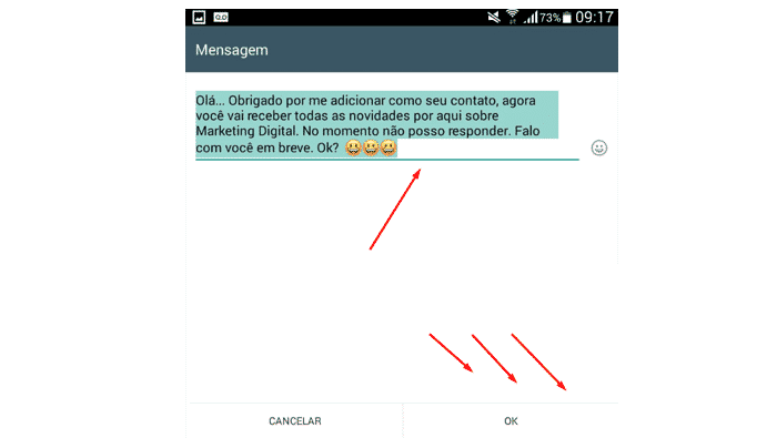 A importância da mensagem de ausência no WhatsApp Web