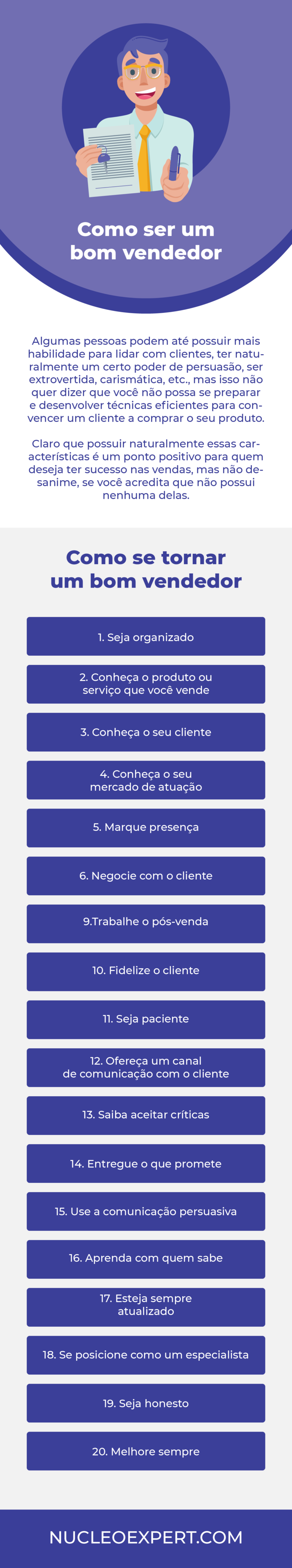 Como Ser Um Bom Vendedor 20 Dicas De Alta Performance 2501